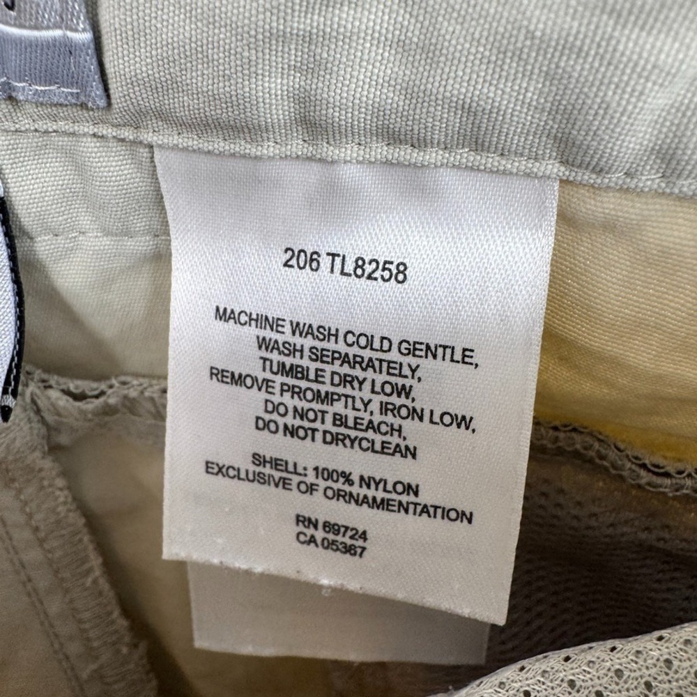 Columbia Titanium Convertible Pants Womens Sz 4 Short 32x29 100% Nylon Hiking - Picture 9 of 16